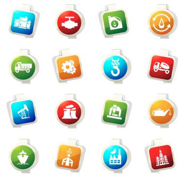 Endüstriyel Icons set