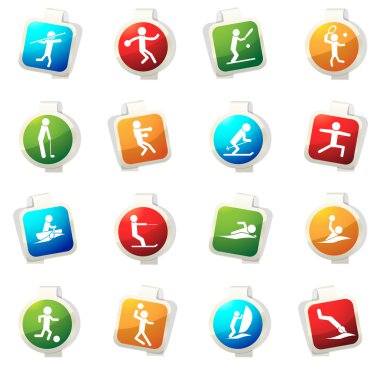 Spor Icon set şekiller
