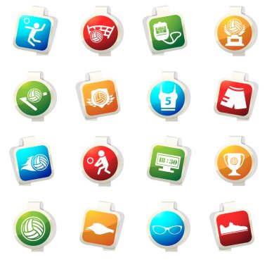 Voleybol Icon set
