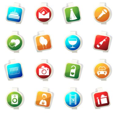 Düğün Icons set