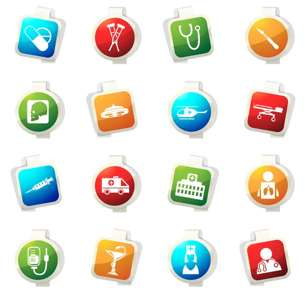 Medical icons set — Stock Vector