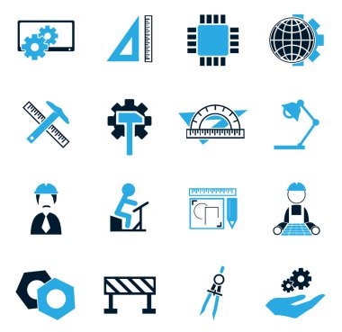 Mühendislik Icon set
