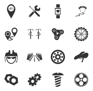 Bisiklet Icon set