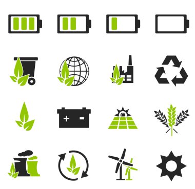 Eko enerji simgeler