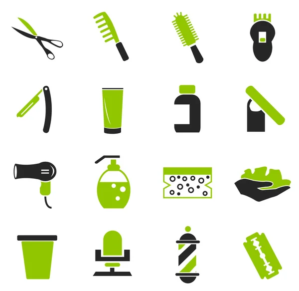 Conjunto de ícones de equipamento de cabeleireiro —  Vetores de Stock