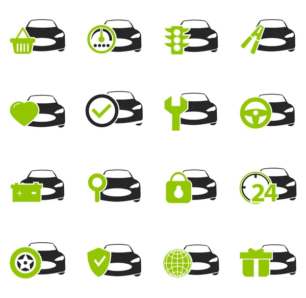 Car service icons set — Stock Vector