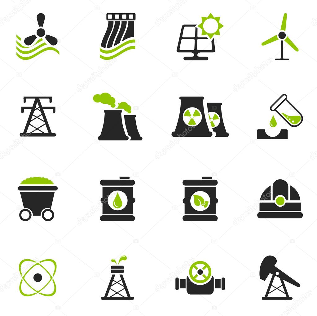 Fuel and Power Generation Icons