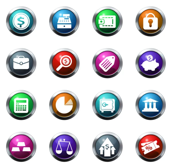 Finance icon set — Stock Vector