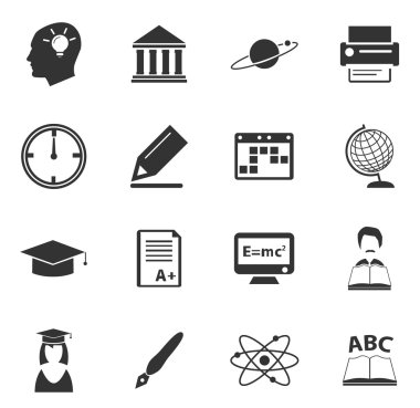 Üniversite Icon set