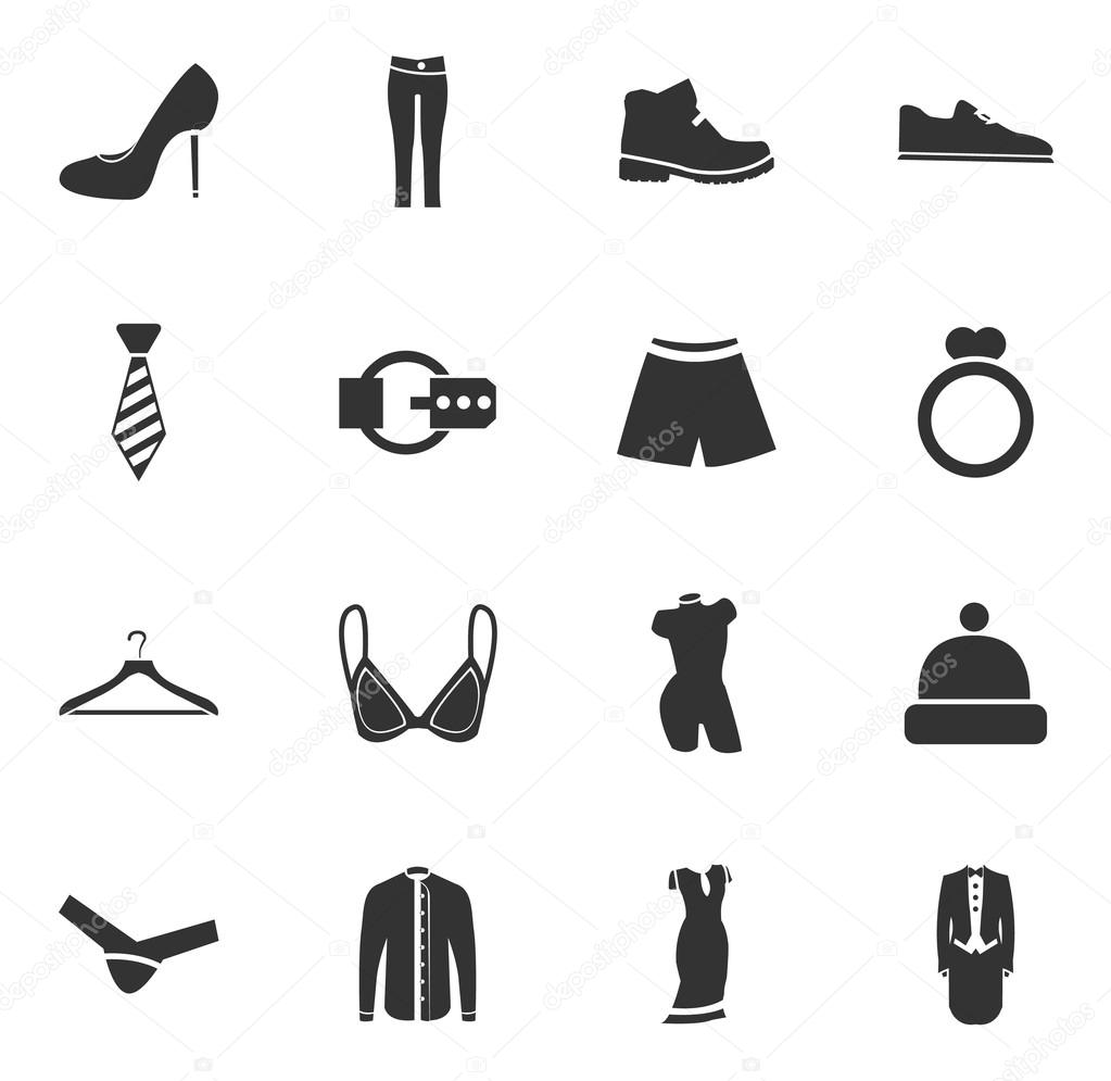 Clothes Icon set