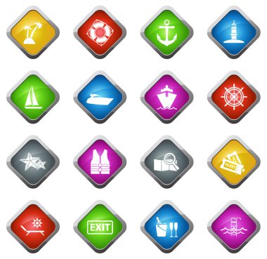 Icons set cruise