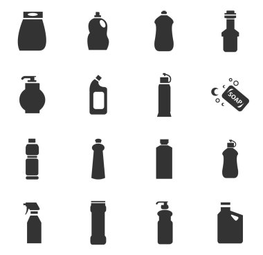 Ev Kimyasalları Icons set