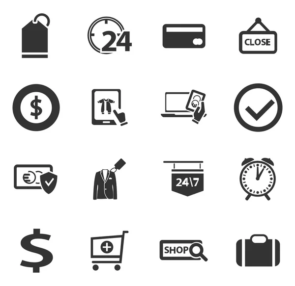 E-commerce icons set — Stockvector