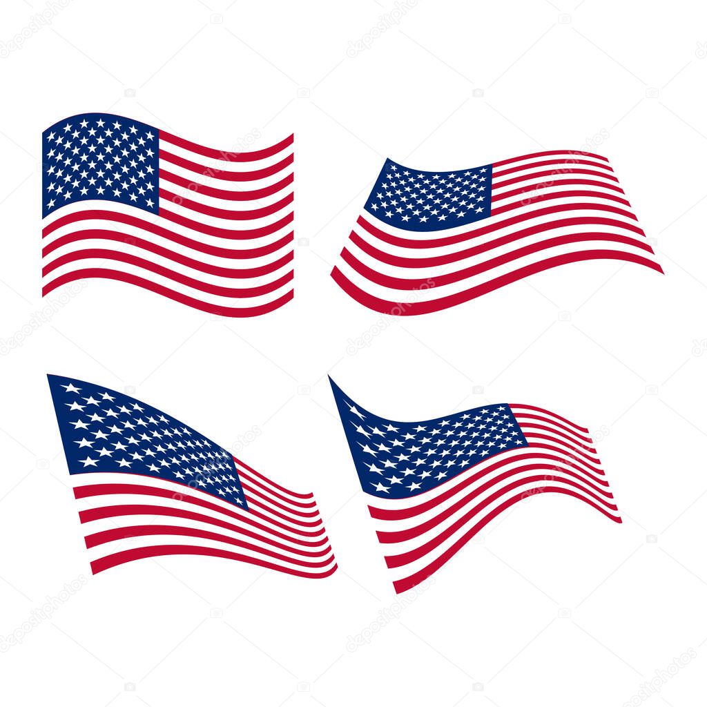 4 july independence day of USA vector image