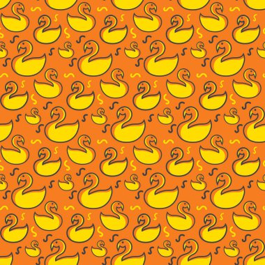 sarı ördek desenli arkaplan resmi