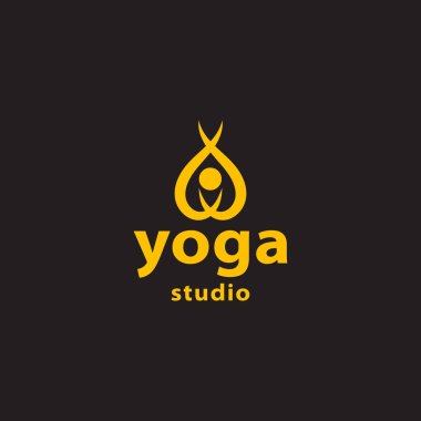  yoga soyut logo vektör görüntüsü
