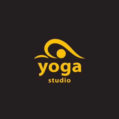  yoga soyut logo vektör görüntüsü