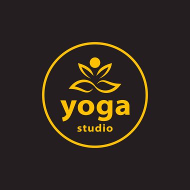  yoga soyut logo vektör görüntüsü
