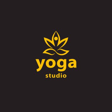  yoga soyut logo vektör görüntüsü