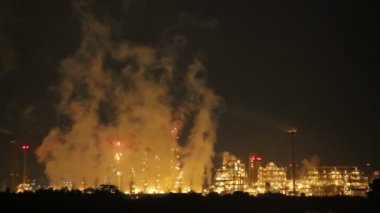 Petrol rafinerisi harita Ta Phut sanayi sitesi Rayong Tayland
