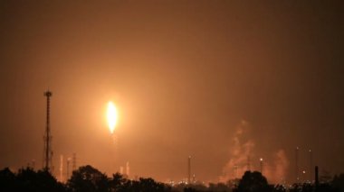 Petrol rafinerisi harita Ta Phut sanayi sitesi Rayong Tayland