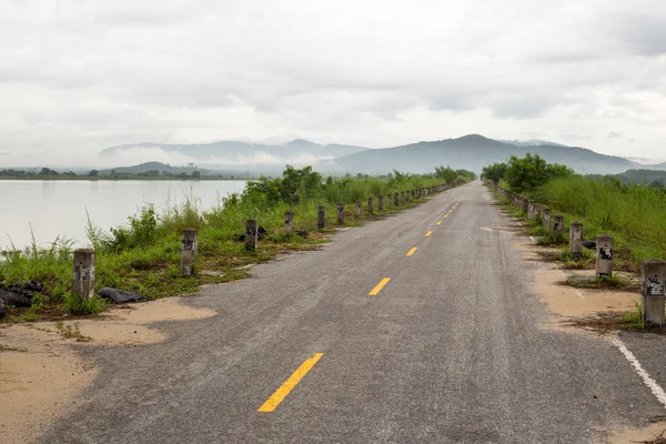 Carretera y hierba — Foto de Stock