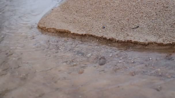 Débit de sable et d'eau — Video