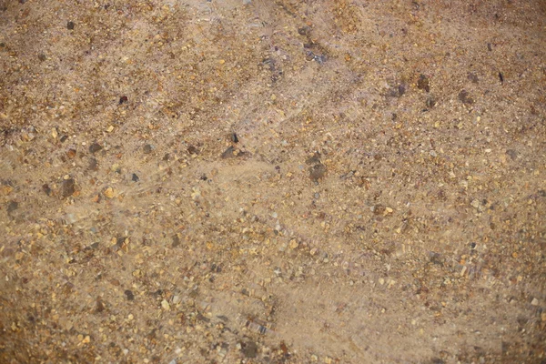 Areia e fluxo de água — Fotografia de Stock