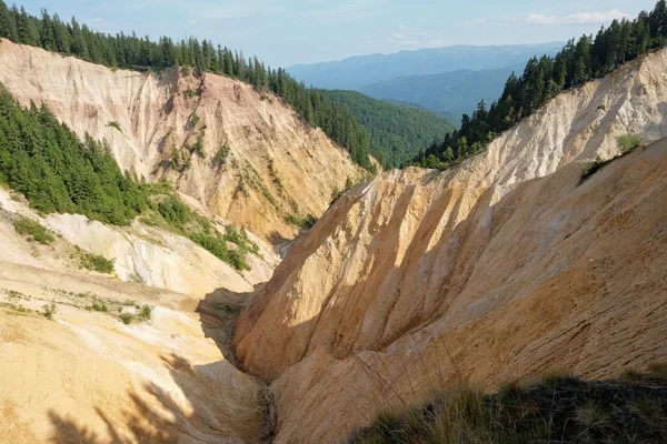 The Rusty Pit In The Apuseni Mountains, Romania Stock Photo