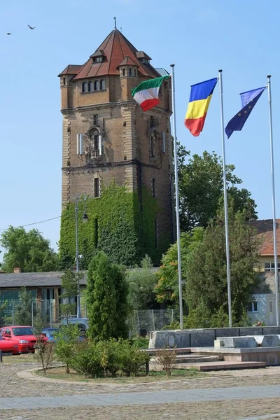 Castillo de Arad Water, Rumania — Foto de Stock