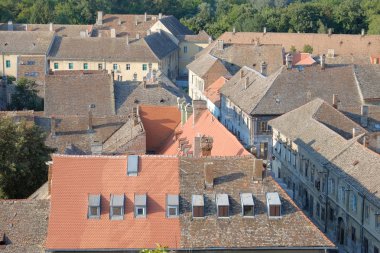 Çatıları Petrovaradin Old Town, Sırbistan