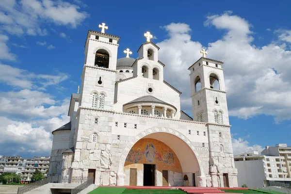 Catedral de la Resurrección en Podgorica, Montenegro — Foto de Stock