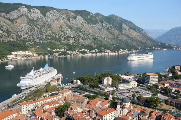 Kotor bay, Černá Hora — Stock fotografie