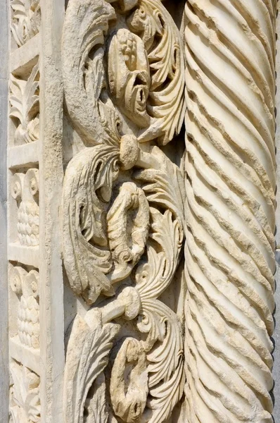 Frises en marbre Monastère Studenica, Serbie — Photo