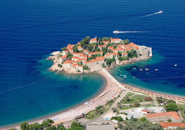 Sveti stefan wyspa, Czarnogóra — Zdjęcie stockowe