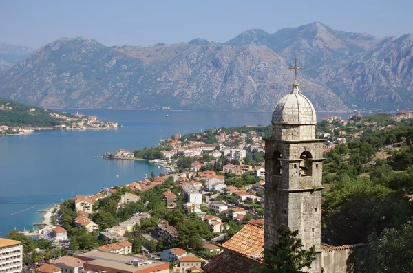 Vista da Baía de Kotor, Montenegro — Fotografia de Stock