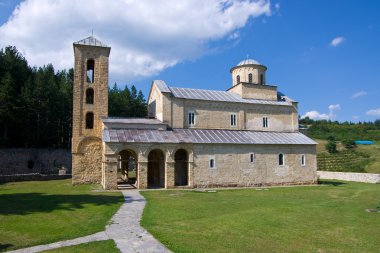 Monastery Sopocani, Serbia clipart
