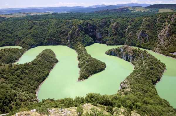 Cañón río de Uvac, Serbia — Foto de Stock