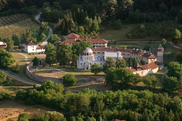 Befästa klostret Studenica, Serbien — Stockfoto