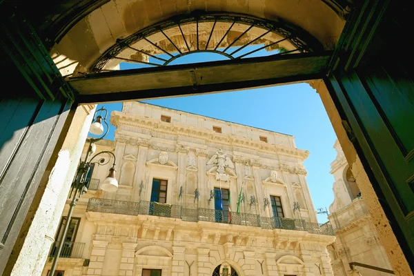 Architettura barocca a Ortigia, Siracusa di Sicilia — Foto Stock