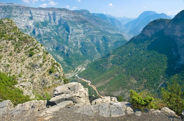 Cañón en Kelmend, Albania — Foto de Stock