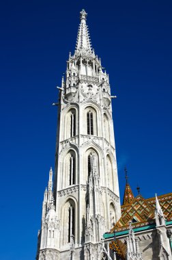 Belltower Budapeşte'Matthias Kilisesi'nin