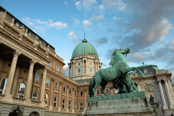 West Side Of The Historic Buda Castle — Stock Photo, Image