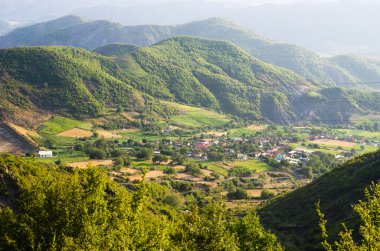 Arnavutluk dağlık manzara