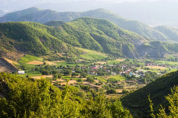 Paisaje albanés de las tierras altas — Foto de Stock