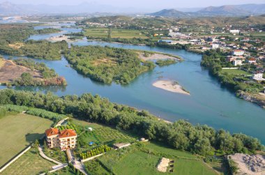 Buna River, Shkodra - Albania clipart