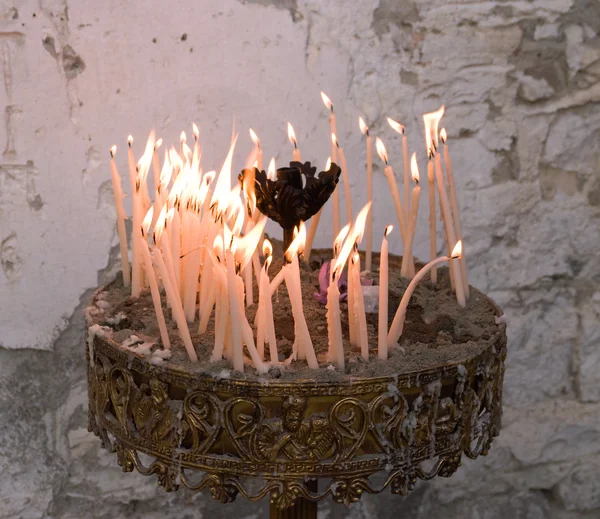 Candles Church — Stock Photo, Image