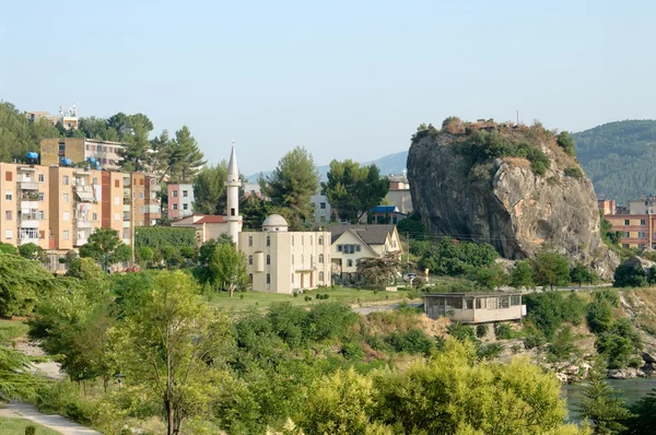 Permet stad i Albanien — Stockfoto