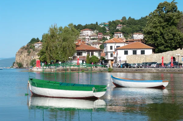 Ohrid Town on Ohrid Lake, Republic Of Macedonia — Stock Photo, Image