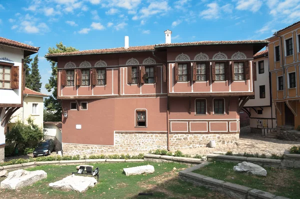 Renässansen hus av gamla Plovdiv, Bulgarien — Stockfoto